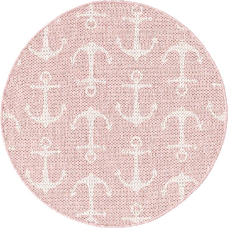 Millbrook · Pictoral Outdoor Rug, pink