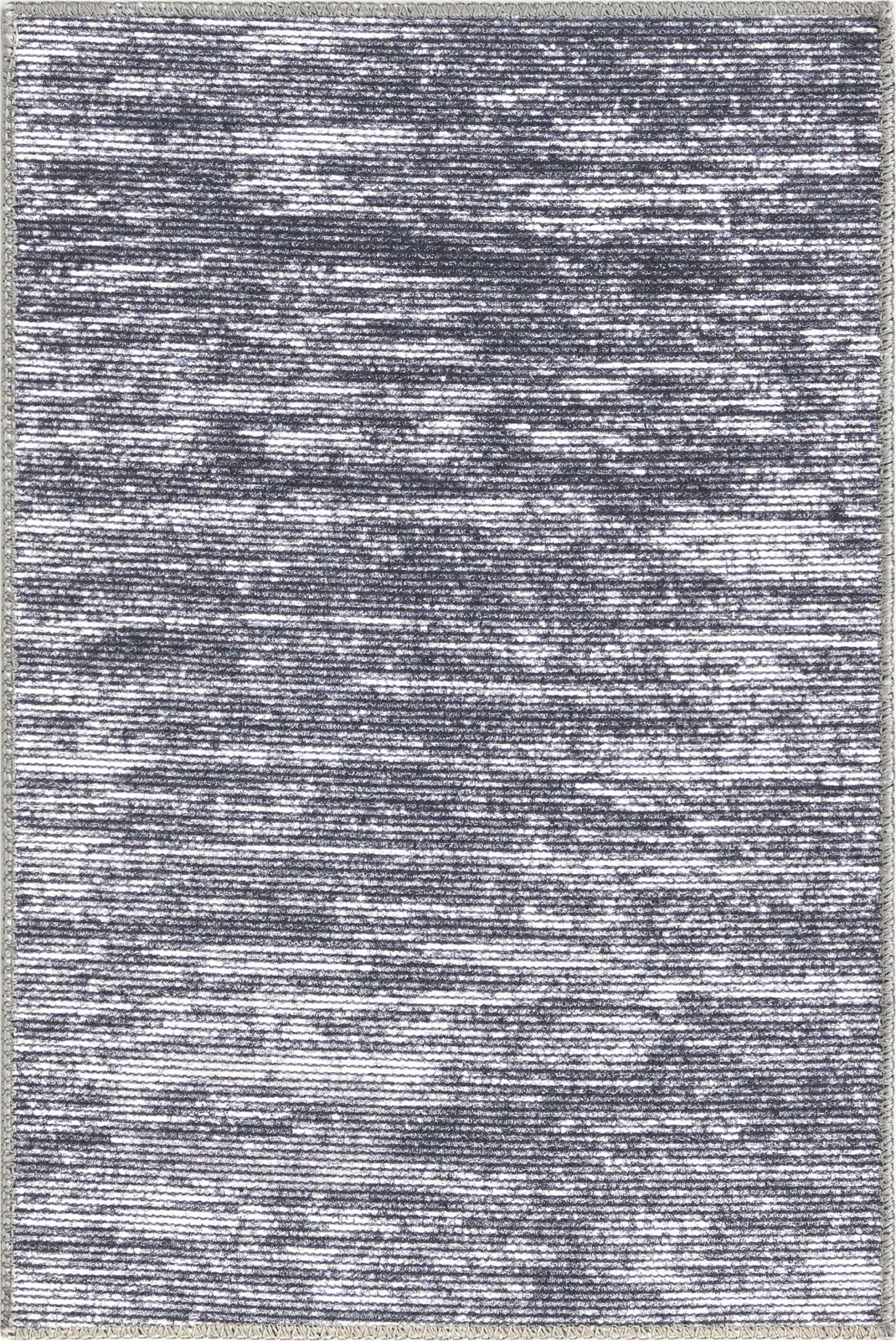 2' x 3' Prewitt · Gradient lines rug, gray and ivory