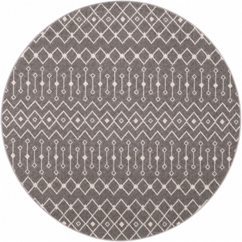 Boswell · Geometric rug, gray and ivory