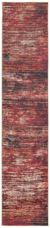 2' 6 x 12' Prewitt · Abstract rug, rust red
