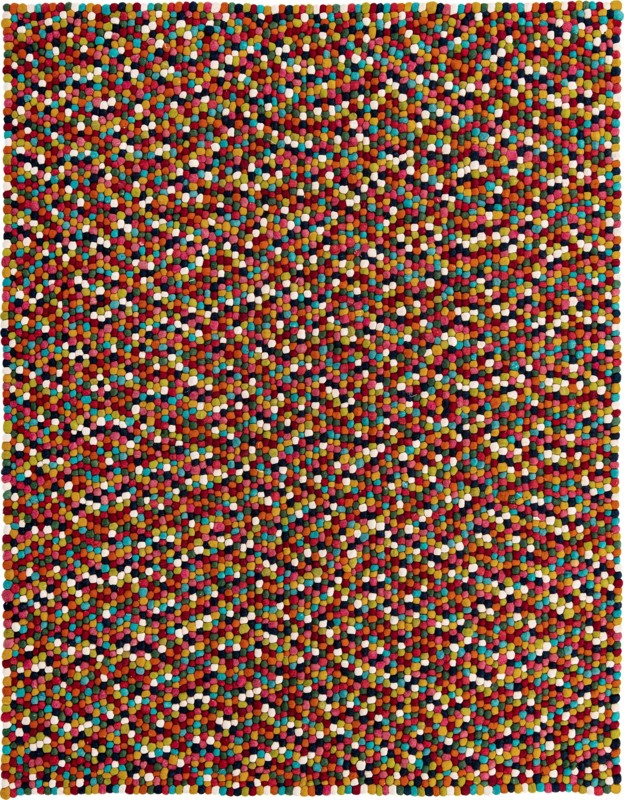 Hawthorne · Polka dots Wool Rug, multi