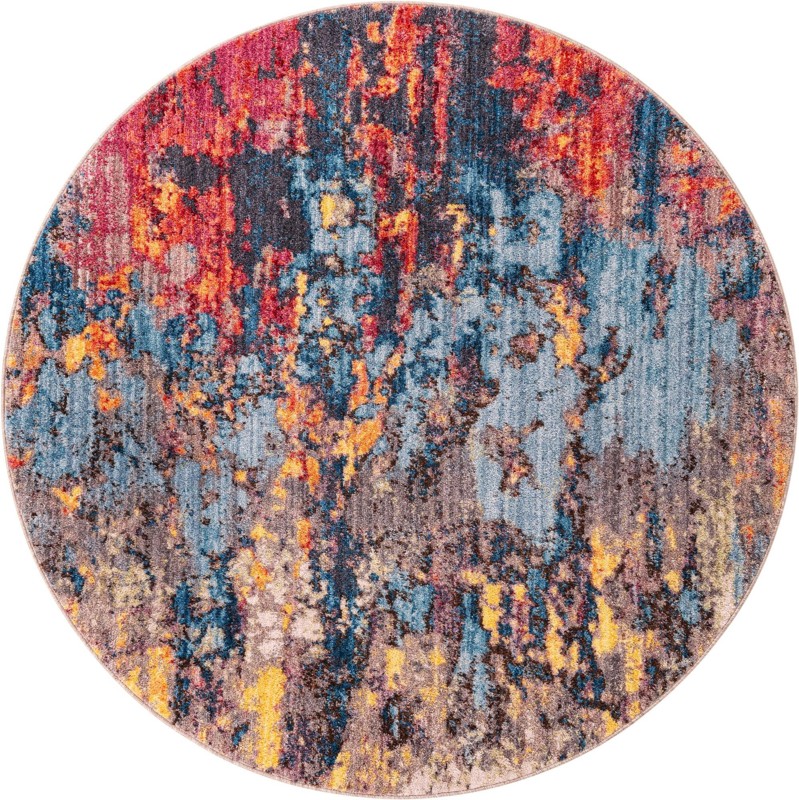 5' 3 x 5' 3 Canyon · Abstract rug
