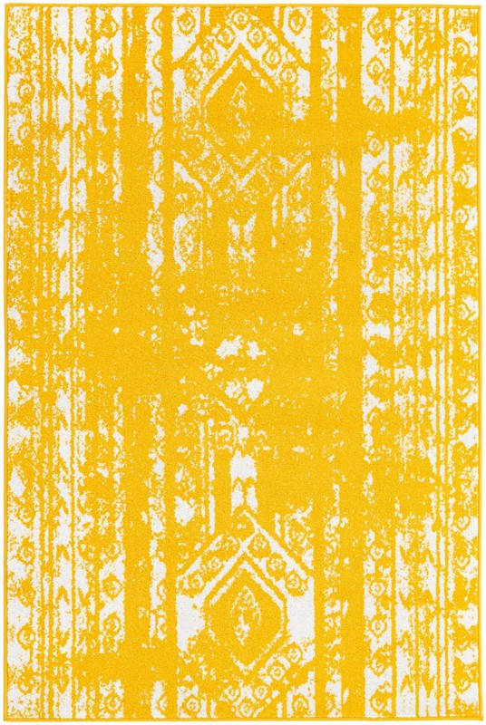 4' x 6' Underhill · Diamond rug, yellow