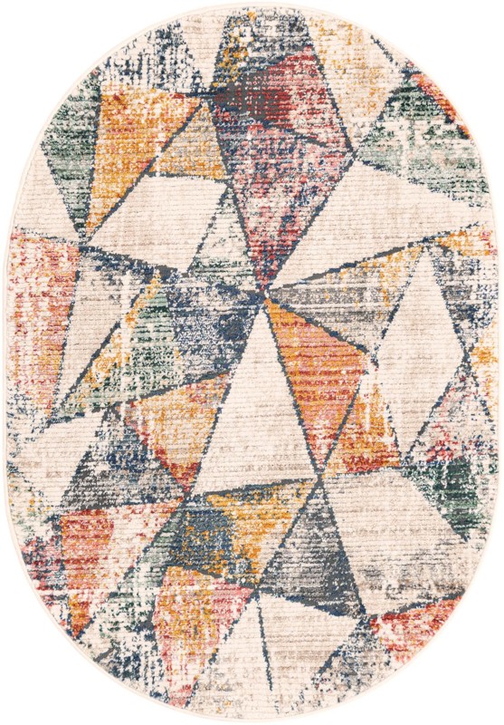 4' x 6' 3 Carney · Abstract rug, multi