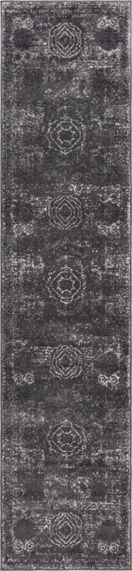 2' x 9' Benedict · Medallion rug, fume