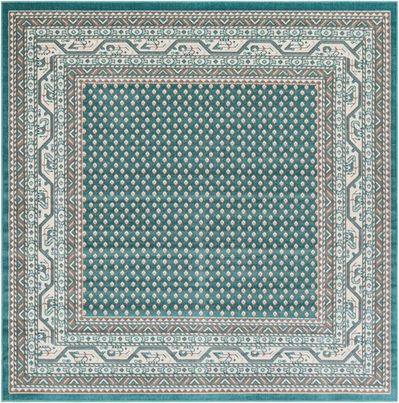 7' 10 x 7' 10 Jameson · Border rug