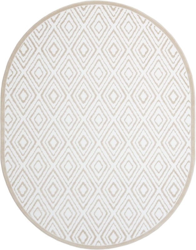 7' 10 x 10' Brattleboro · Diamond rug, snow white