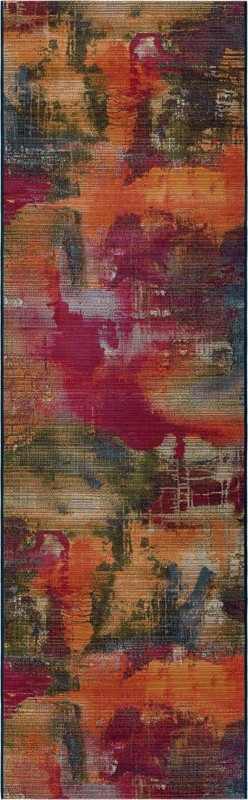 2' 7 x 9' Lomax · Abstract Outdoor Rug