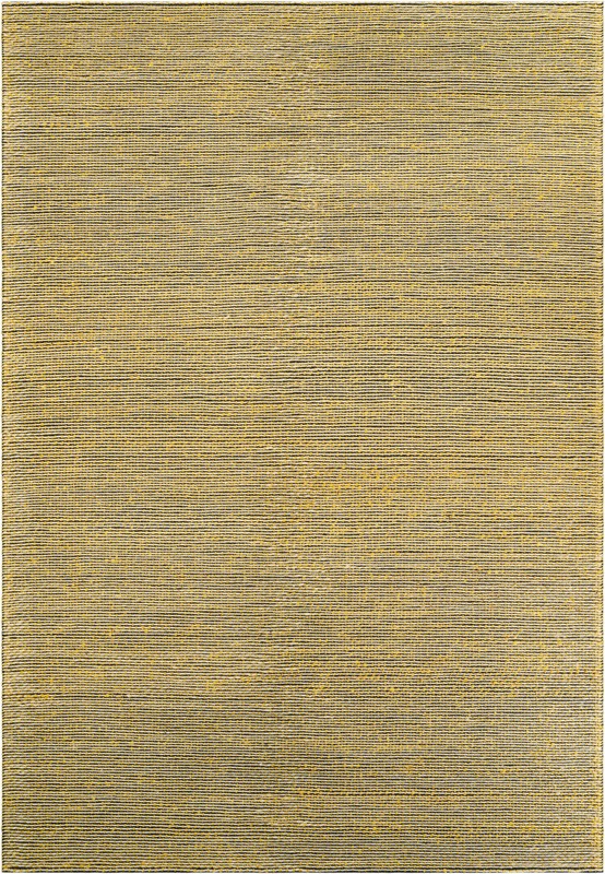 Keeler · Solid Wool Rug, yellow and navy