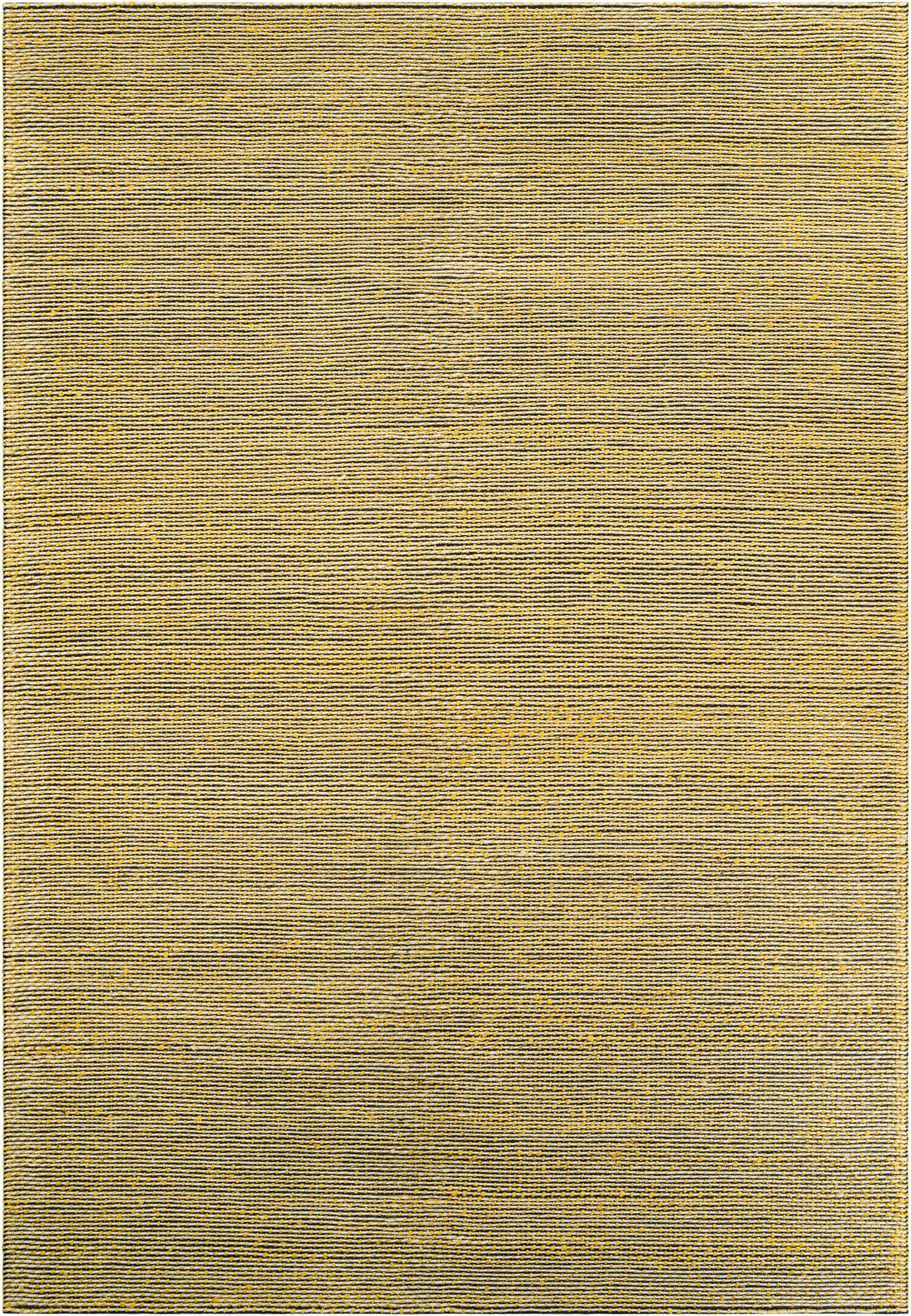 10' x 14' 1 Keeler · Solid Wool Rug, yellow and navy