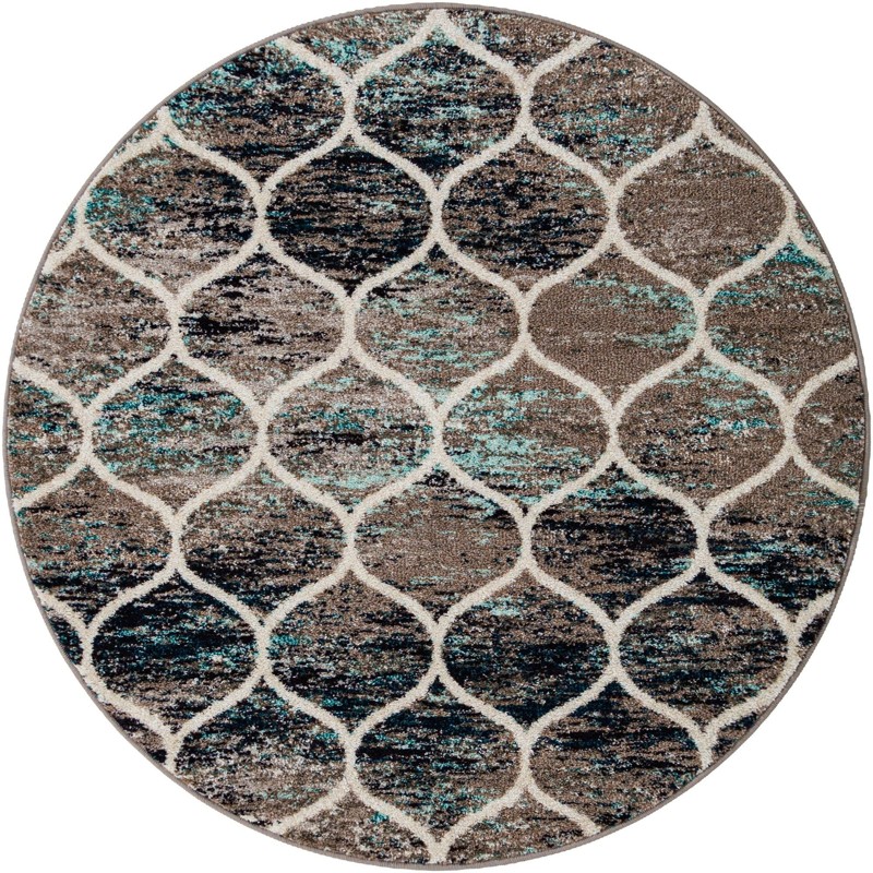 5' 3 x 5' 3 Ingram · Lattice rug