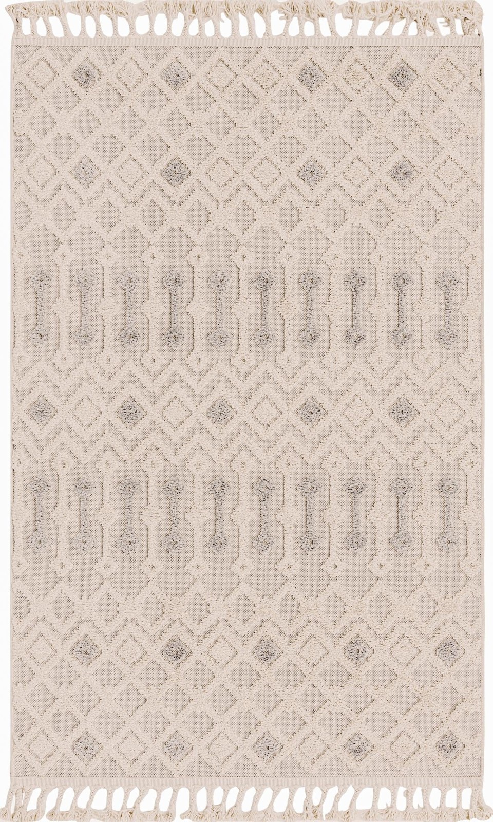 4' x 6' Rothwell · Diamond rug, sandy beige