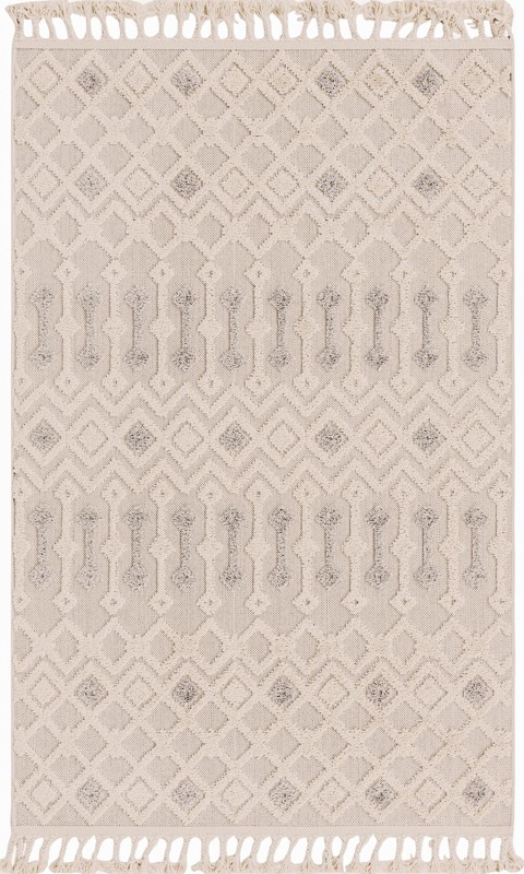 4' x 6' Rothwell · Diamond rug, sandy beige