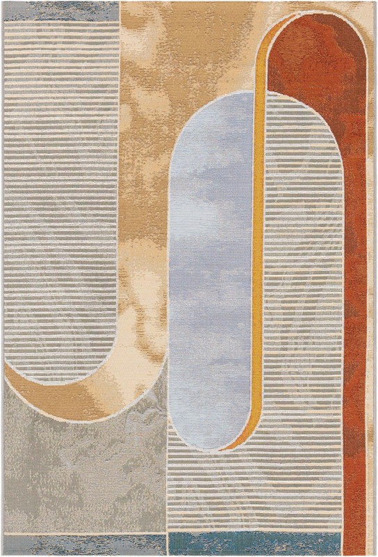 4' 1 x 6' 1 Lomax · Abstract Outdoor Rug