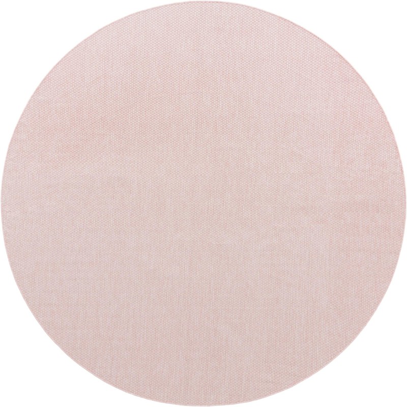10' 8 x 10' 8 Fanshawe · Solid Outdoor Rug, whisper pink and ivory
