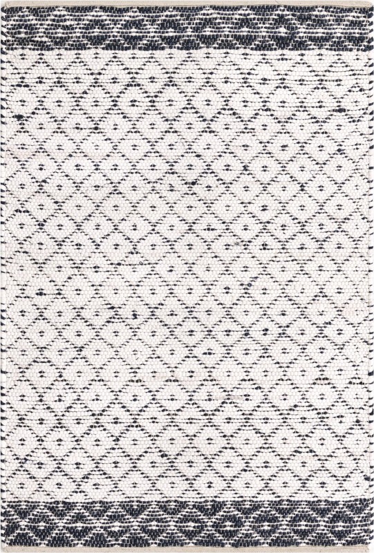 4' 1 x 6' 1 Grove · Border Chindi Rug, ivory
