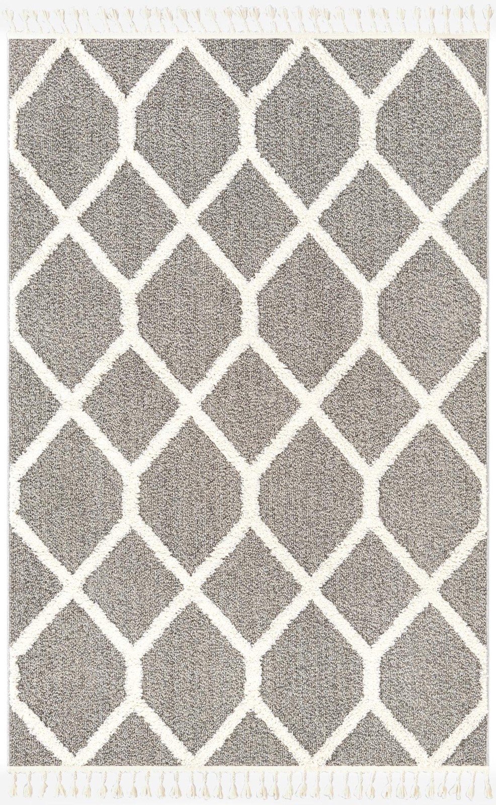 5' 3 x 8' Kirkwood · Diamond rug, gray
