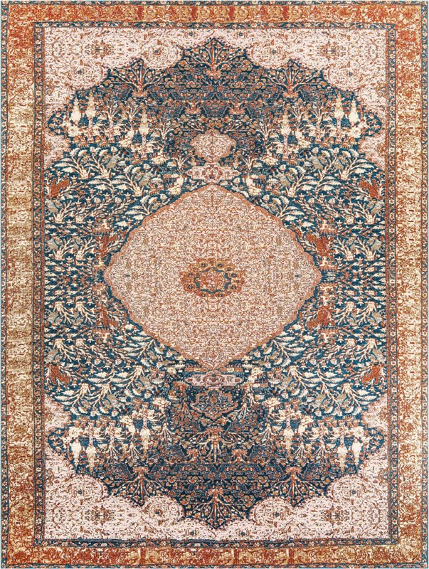 10' x 13' Lomax · Border Outdoor Rug