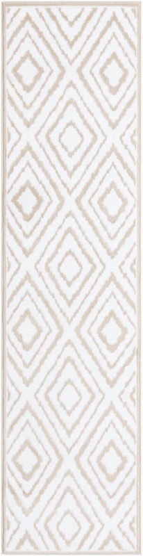 2' x 8' Brattleboro · Diamond rug, snow white