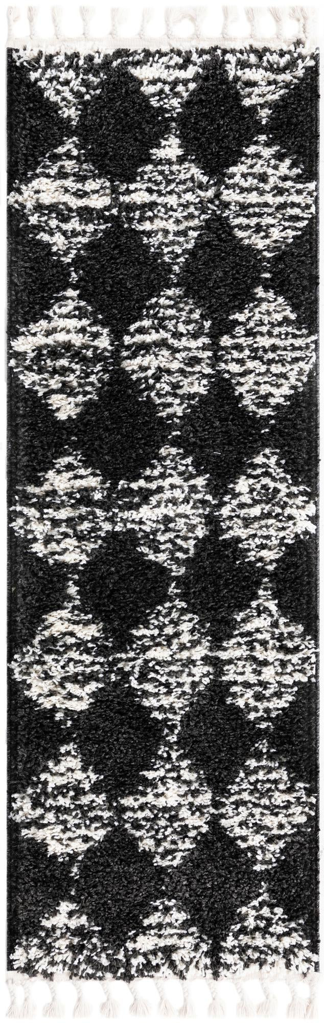 2' x 6' Newton · Diamond Shag Rug