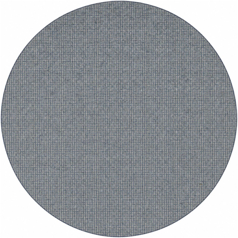10' x 10' Loam · Plaid Outdoor Rug, navy blue