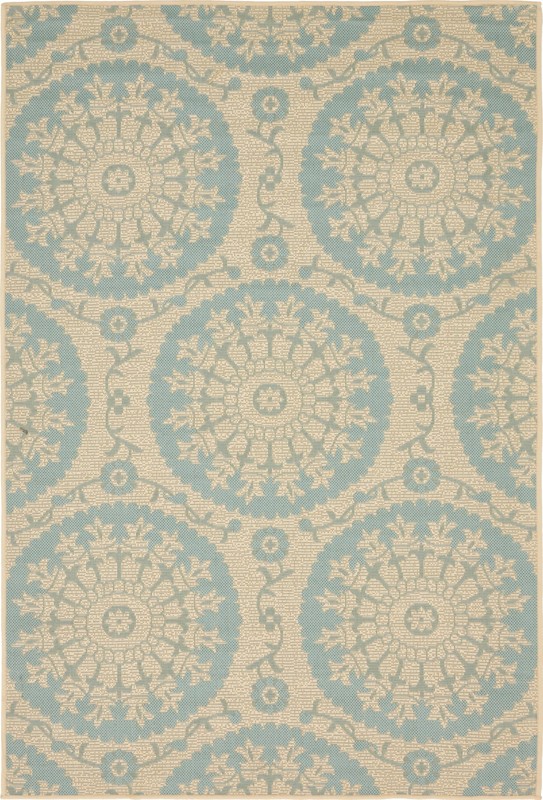 4' x 6' Fanshawe · Medallion Outdoor Rug