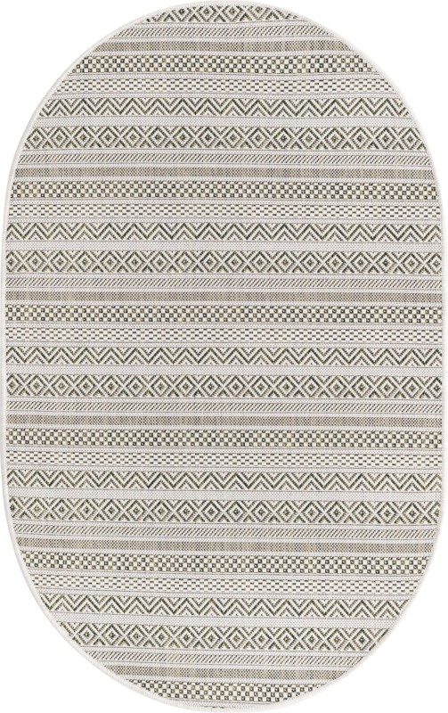 3' x 5' 3 Merlin · Geometric Outdoor Rug, green