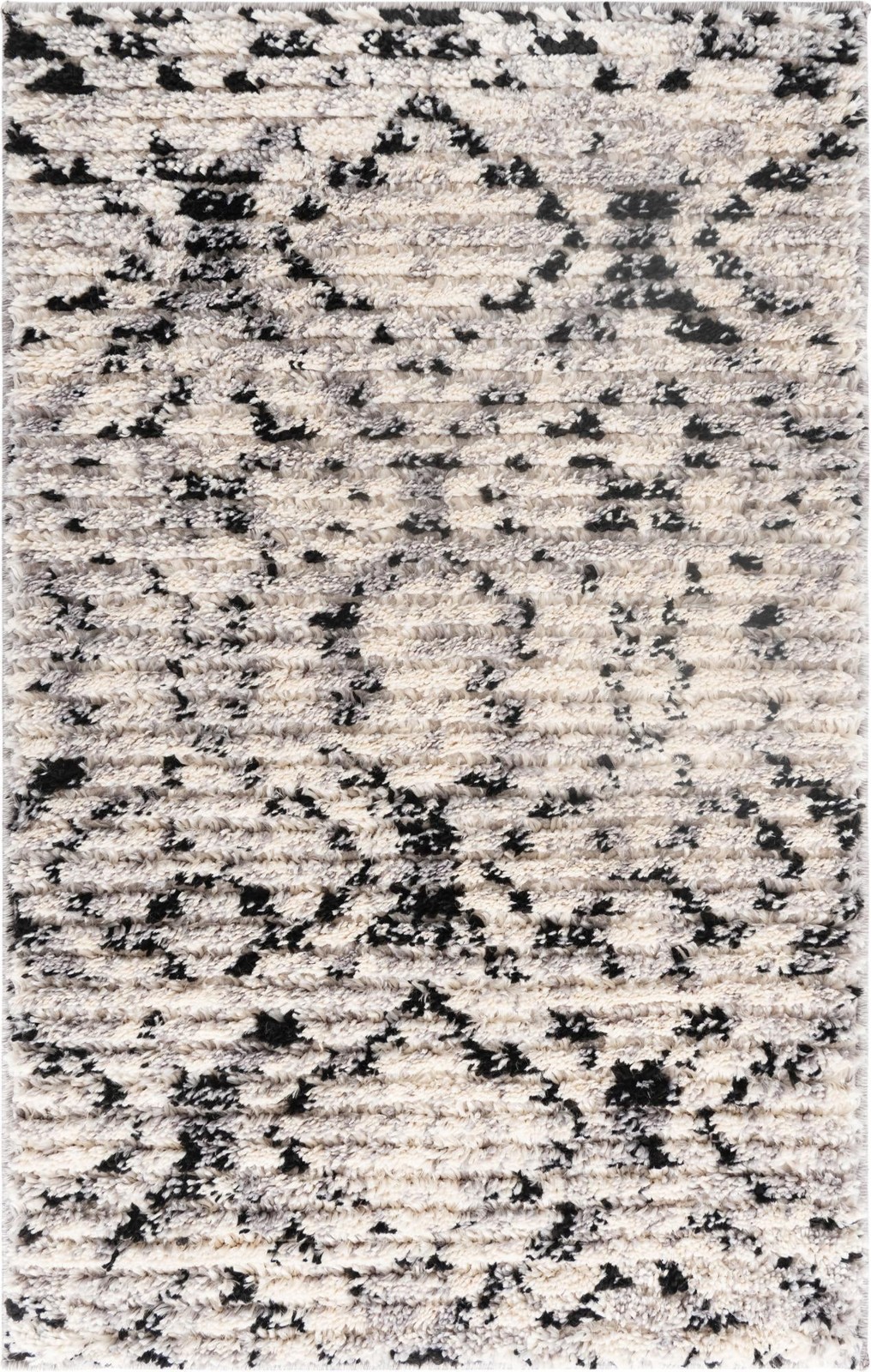 2' x 3' Tilden · Diamond rug, ivory
