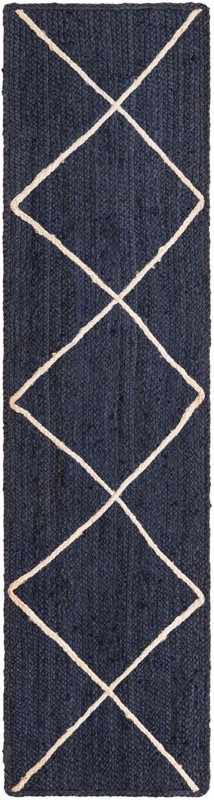 Bishop · Diamond Braided Jute Rug