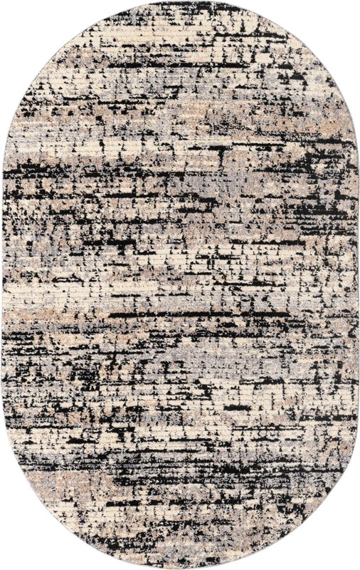 5' x 8' Isley · Abstract rug, gray