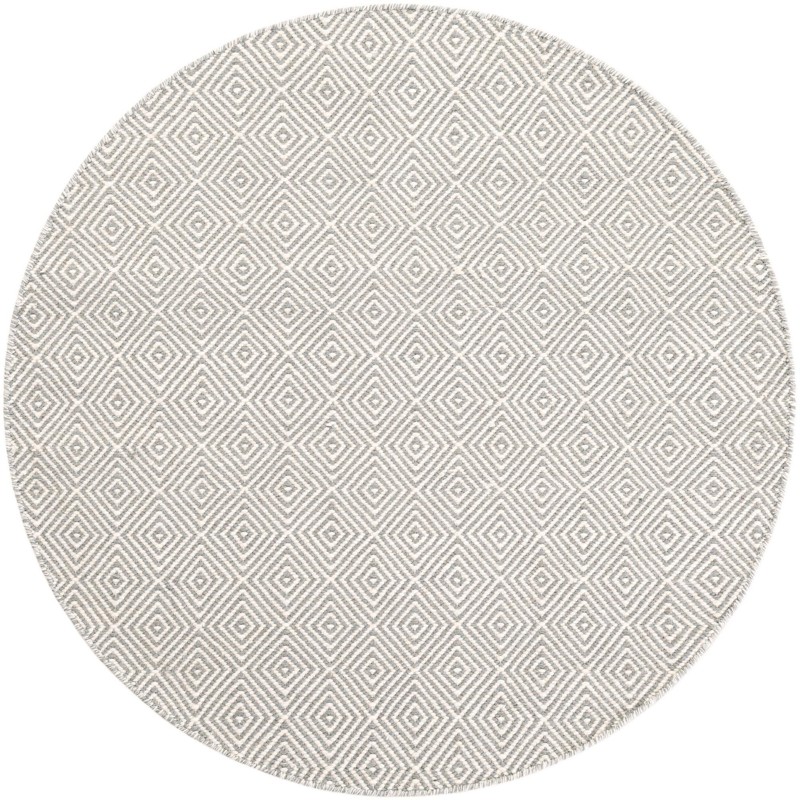 4' 1 x 4' 1 Standish · Diamond Wool Rug, gray