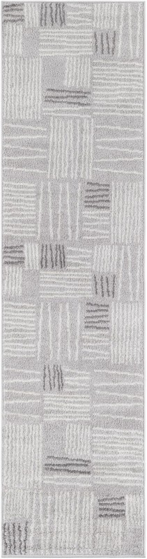 Snowberry · Abstract rug, gray