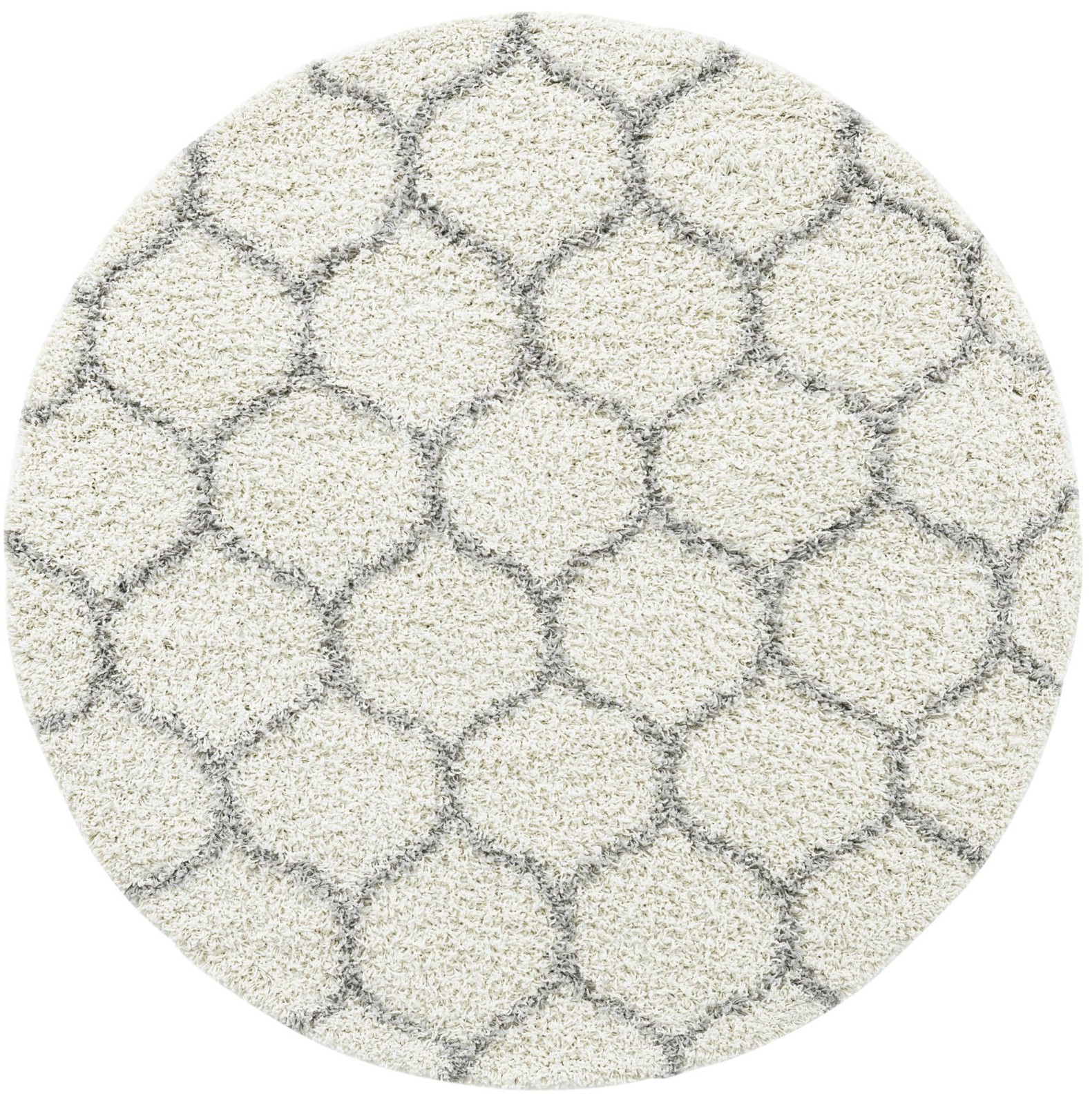 5' 3 x 5' 3 Barnett · Lattice Shag Rug, ivory