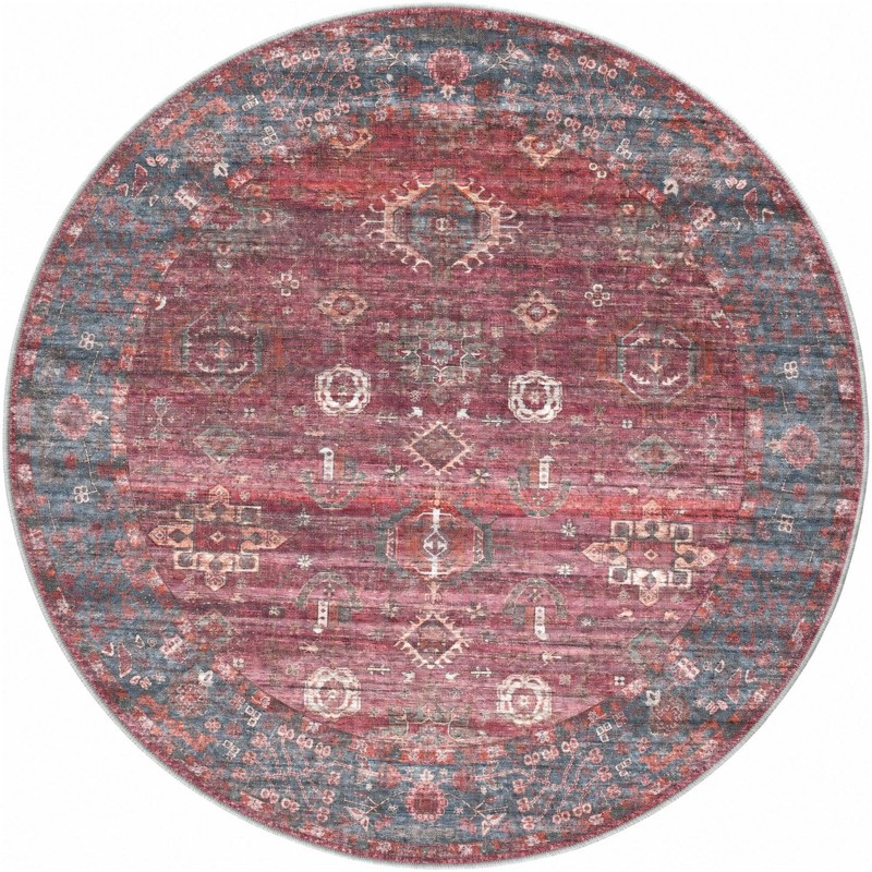 5' 3 x 5' 3 Elsworth · Border rug