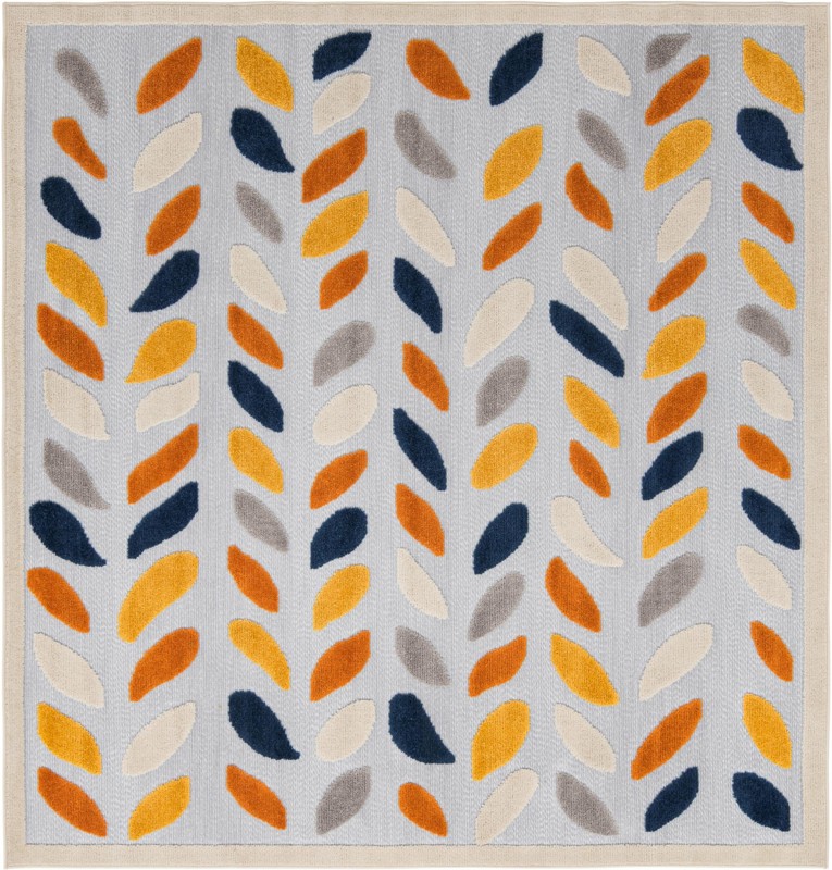 Boyd · Border Outdoor Rug, gray