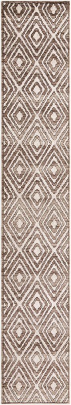 Brattleboro · Diamond rug, chocolate brown