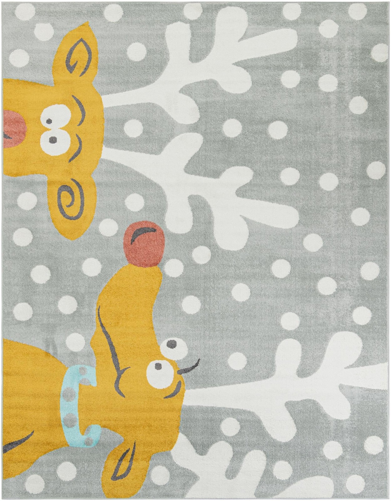 7' 10 x 10' Dove · Pictoral rug, gray