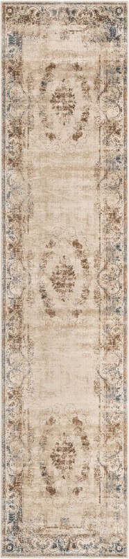 3' x 13' Oberlin · Border rug