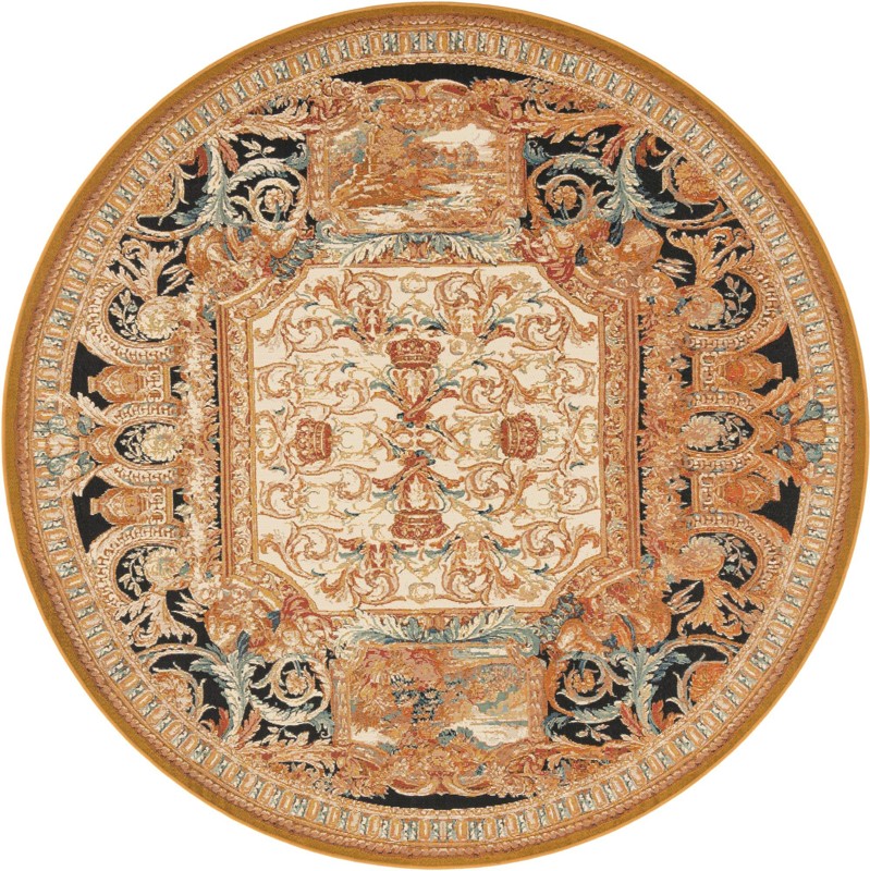 7' 10 x 7' 10 Lomax · Border Outdoor Rug