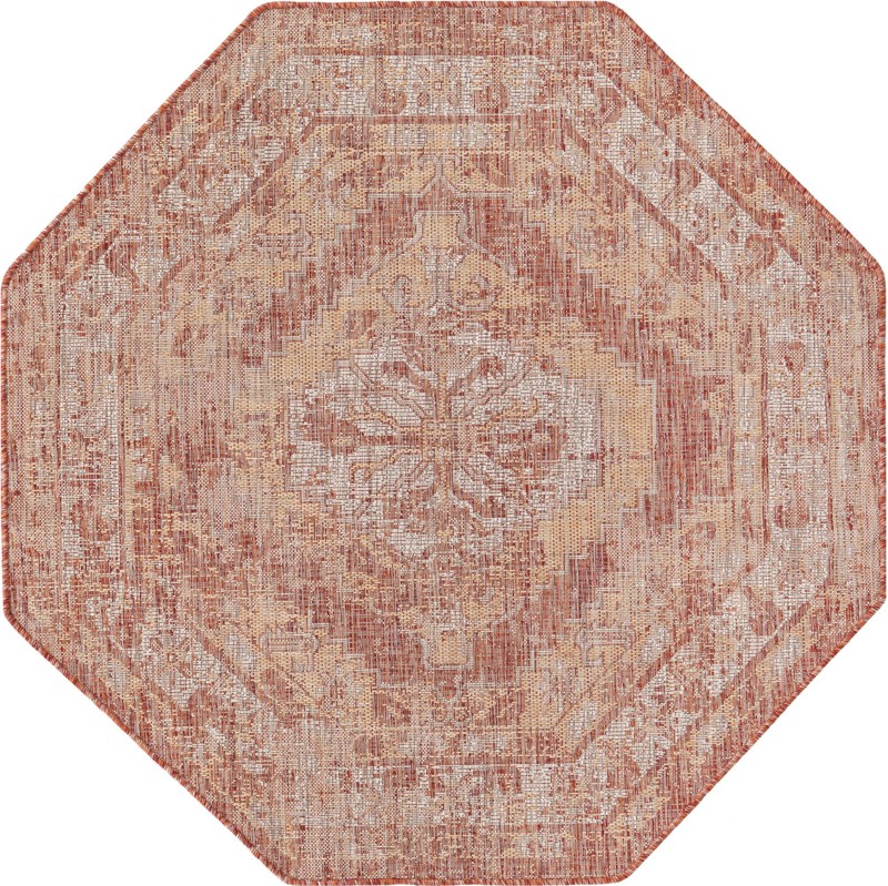 5' 3 x 5' 3 Wylie · Border Outdoor Rug
