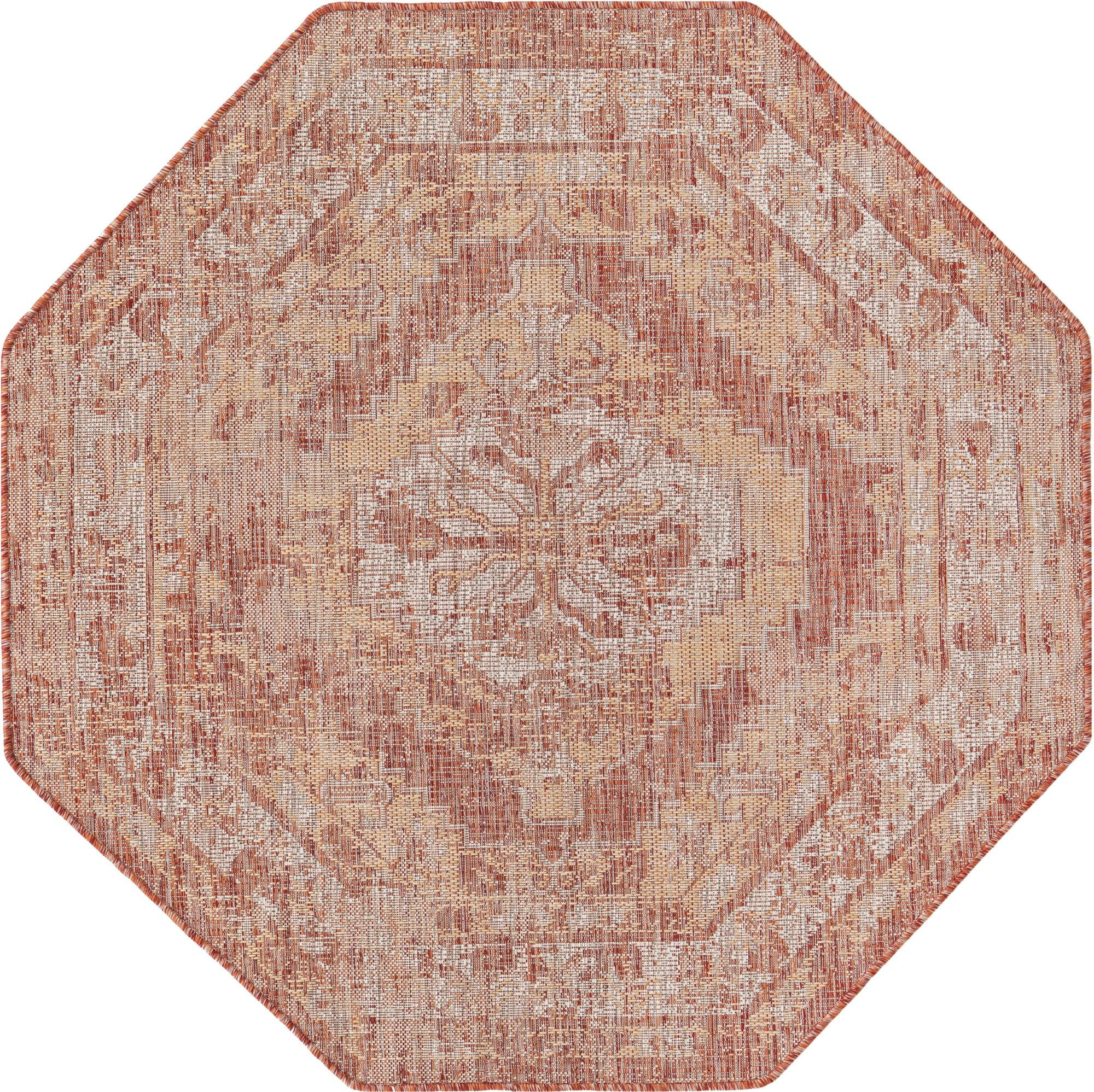 5' 3 x 5' 3 Wylie · Border Outdoor Rug