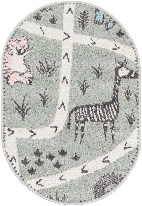 Briar · Pictoral rug, gray