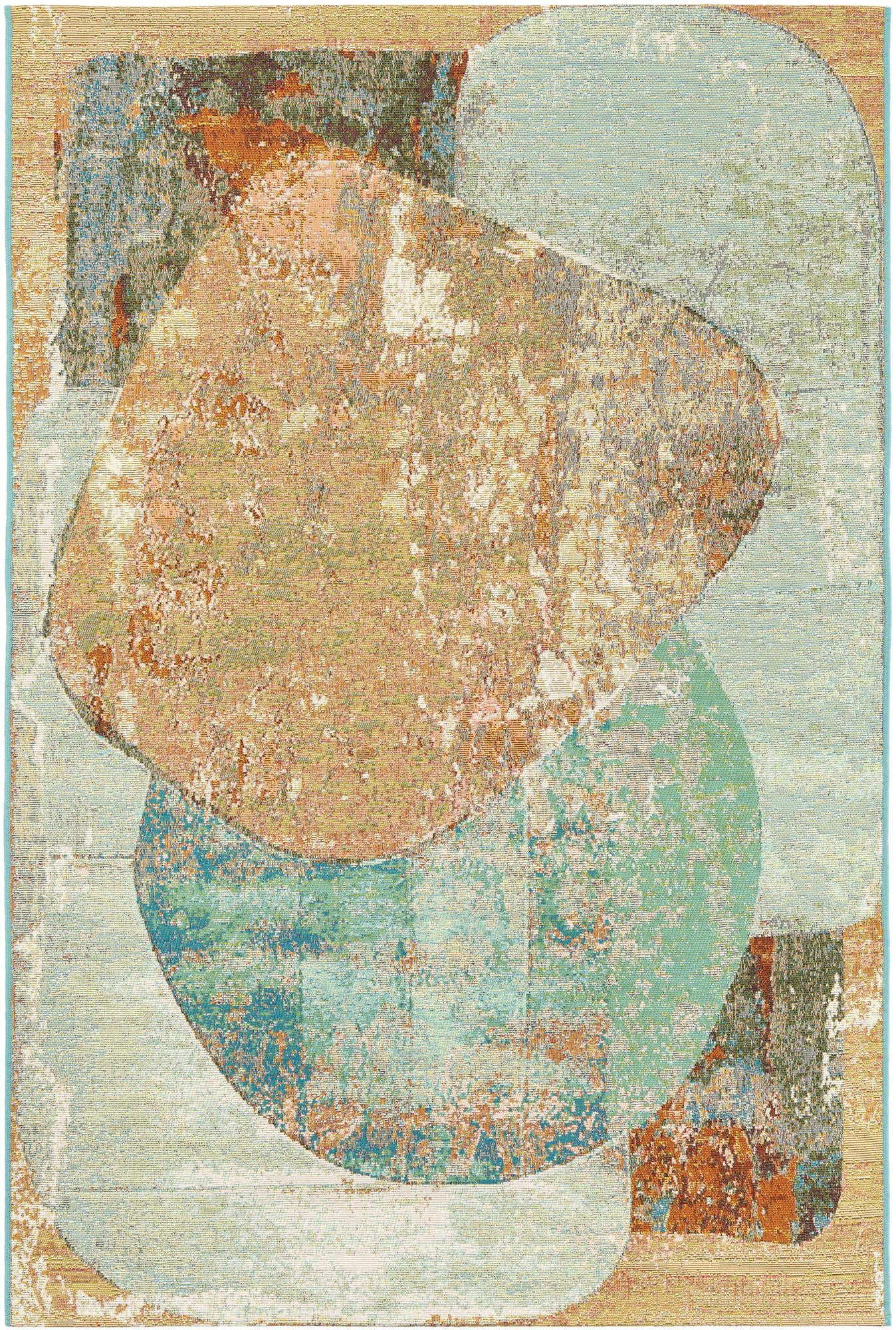 4' 1 x 6' 1 Lomax · Abstract Outdoor Rug