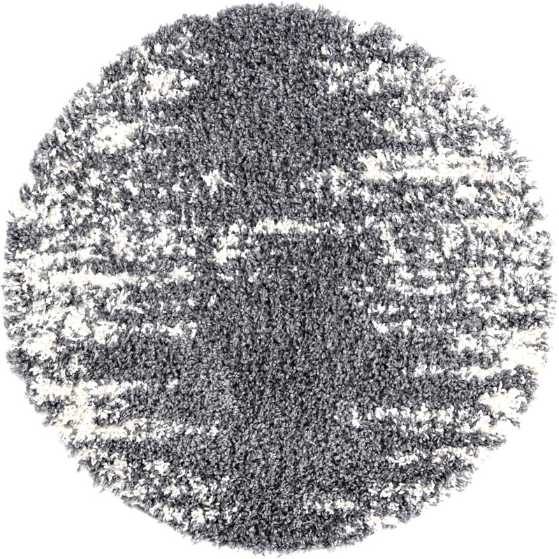 3' 3 x 3' 3 Felton · Abstract Shag Rug, gray