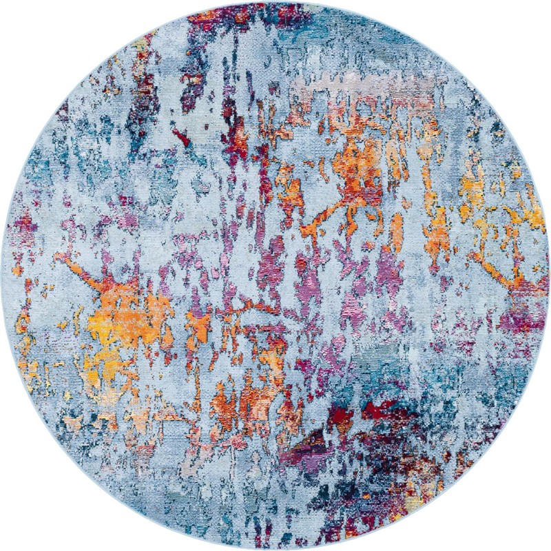 7' x 7' Turnstone · Abstract rug