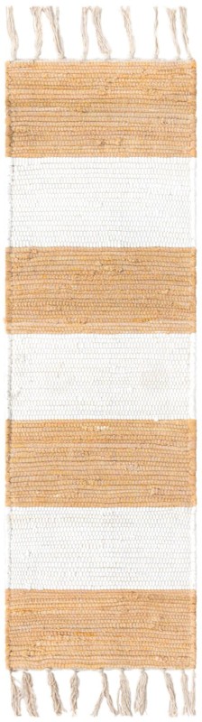 1' 2 x 4' 1 Flagstaff · Striped Chindi Rug, beige