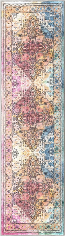 2' 2 x 7' 10 Kinsey · Border rug, multi