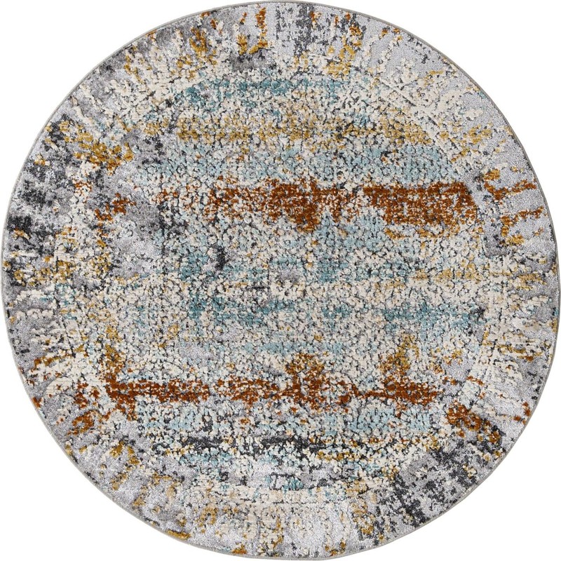 Upton · Abstract rug, grey