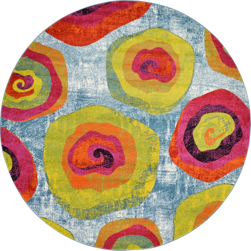 8' x 8' Durham · Abstract rug