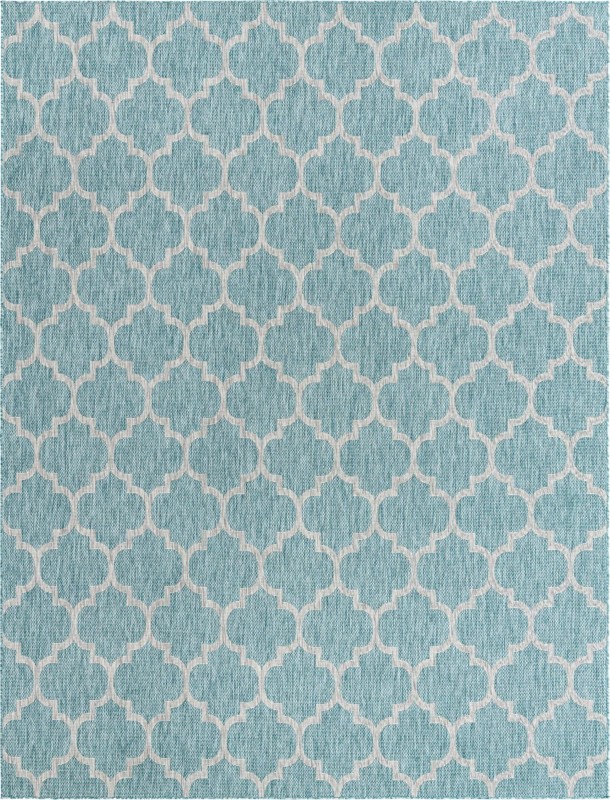 10' x 13' Fanshawe · Geometric Outdoor Rug